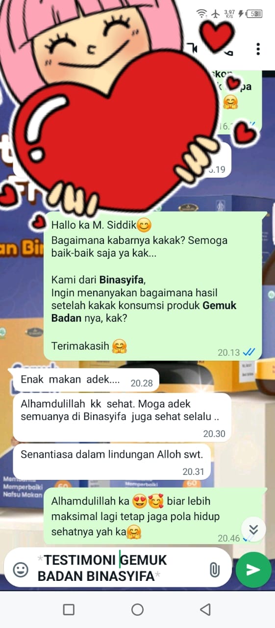 GEMUK BADAN - Penggemuk Badan Alami