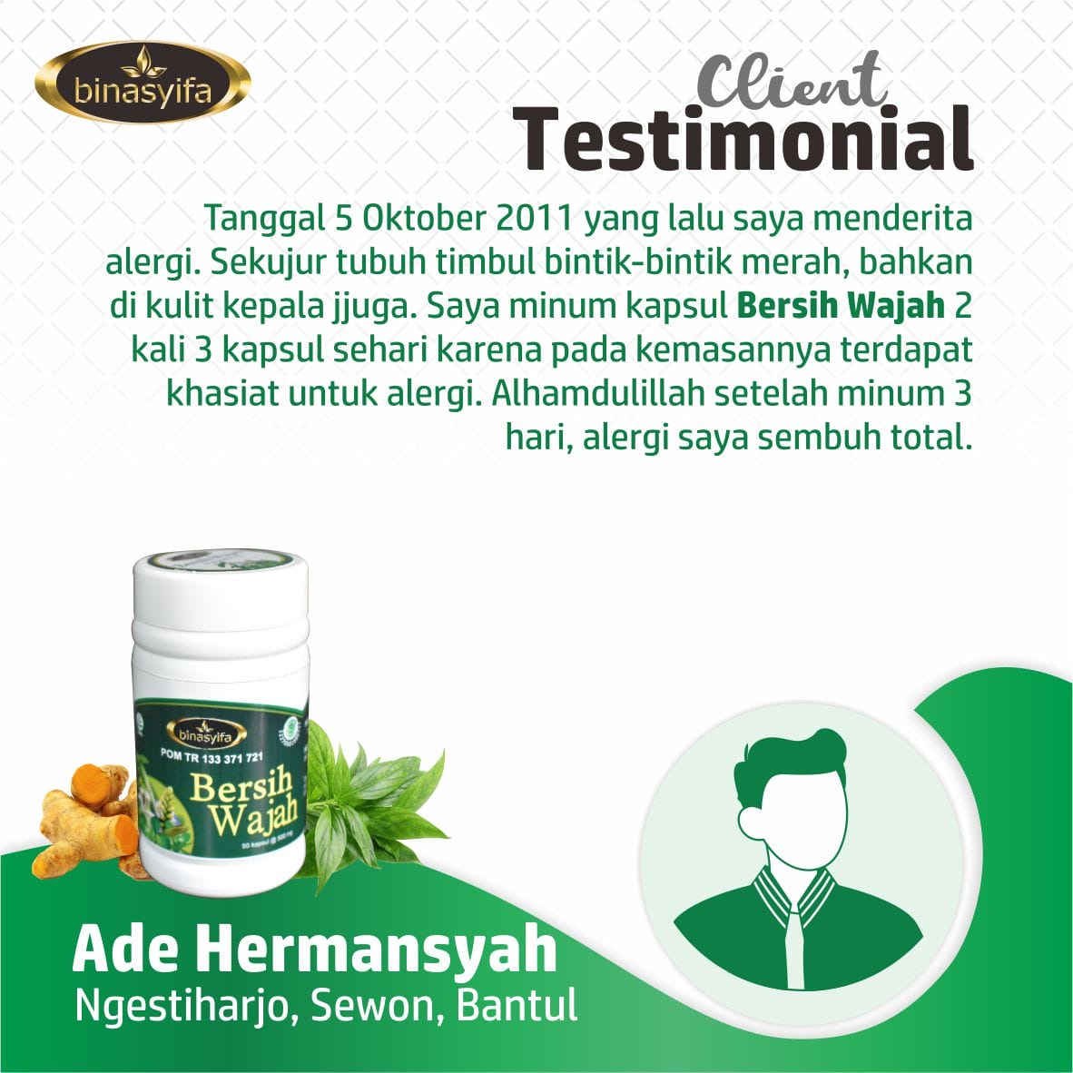 BERSIH WAJAH - Herbal Jerawat Alami