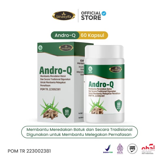 ANDRO-Q - Meredakan Batuk & Melegakan Pernafasan