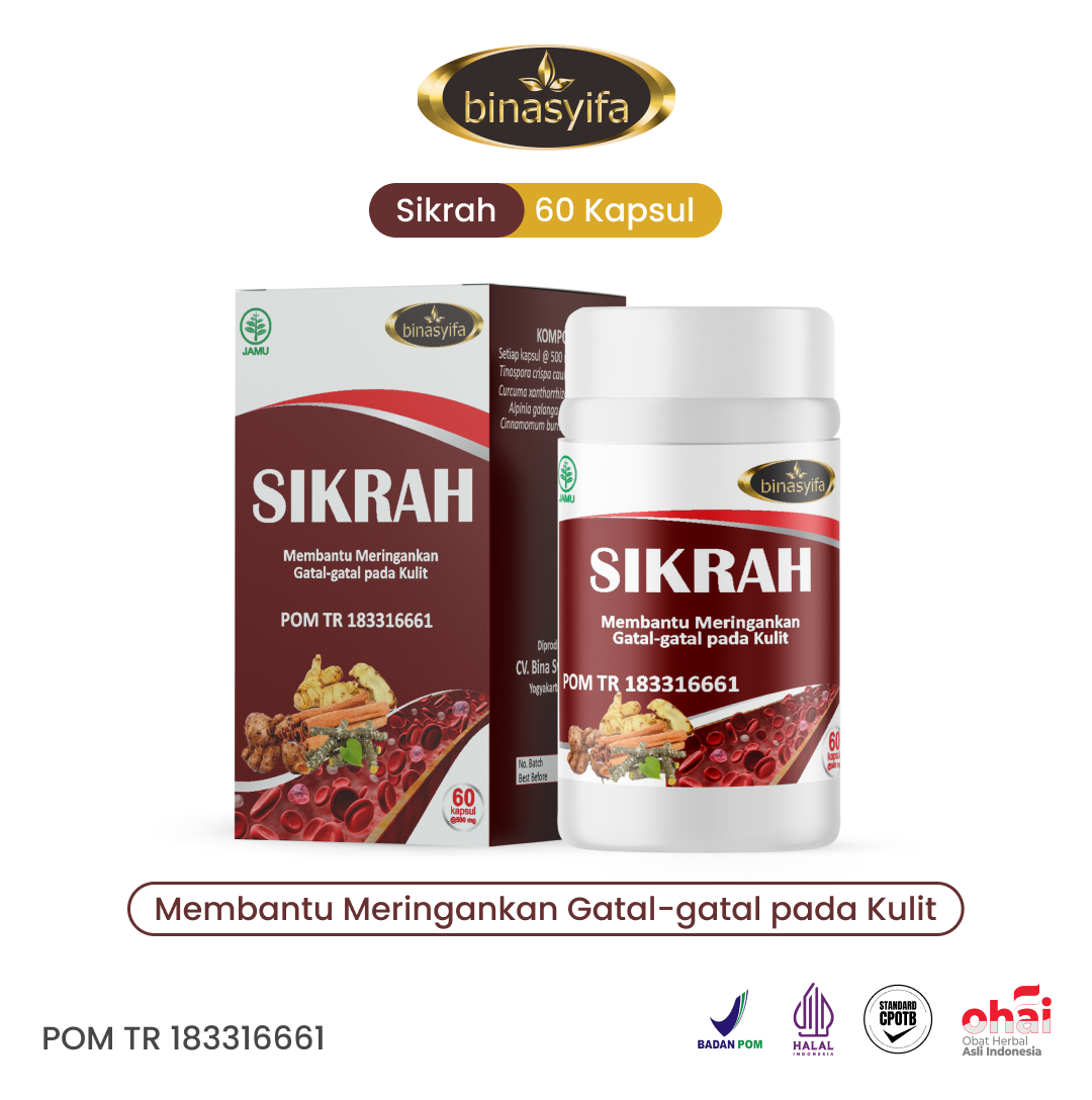 SIKRAH - Herbal Mengatasi Gatal-gatal Ampuh